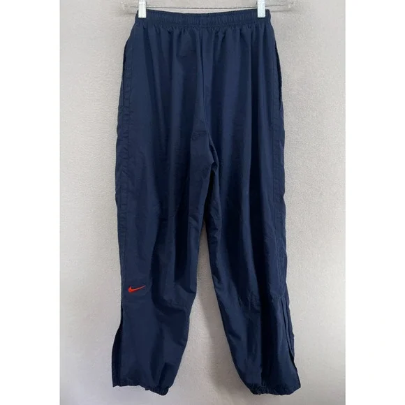 SYRACUSE UNIVERSITY Pants Mens S NIKE Orangemen NY Windbreaker Mesh Lined Blue - Picture 3 of 13